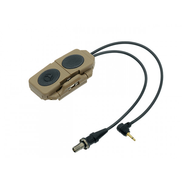 Double switch with quick assembly - dark earth [WADSN]